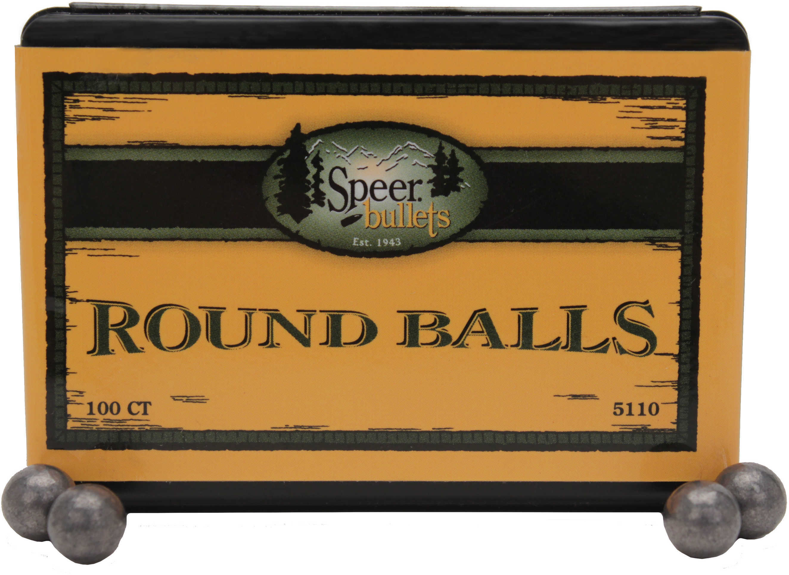 Speer Lead Round Balls .350 64 Grains (Per 100) 5110