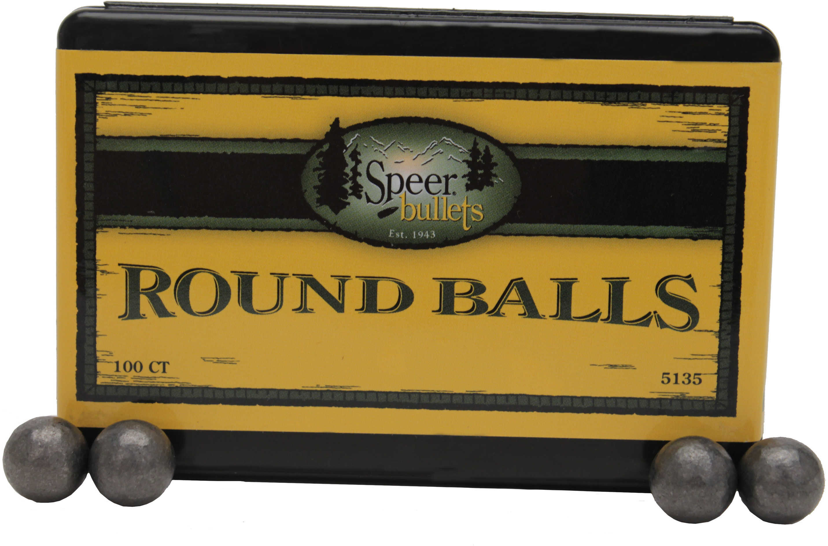 Speer Lead Round Balls .454 141 Grains (Per 100) 5135