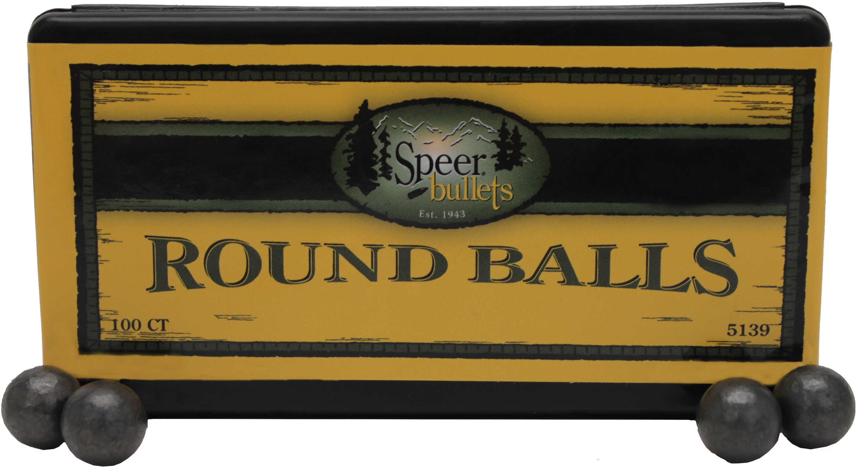 Speer Lead Round Balls .490 177 Grains (Per 100) 5139