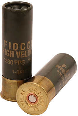12 Gauge 25 Rounds Ammunition Fiocchi Ammo 3" 1 3/4 oz Lead #5