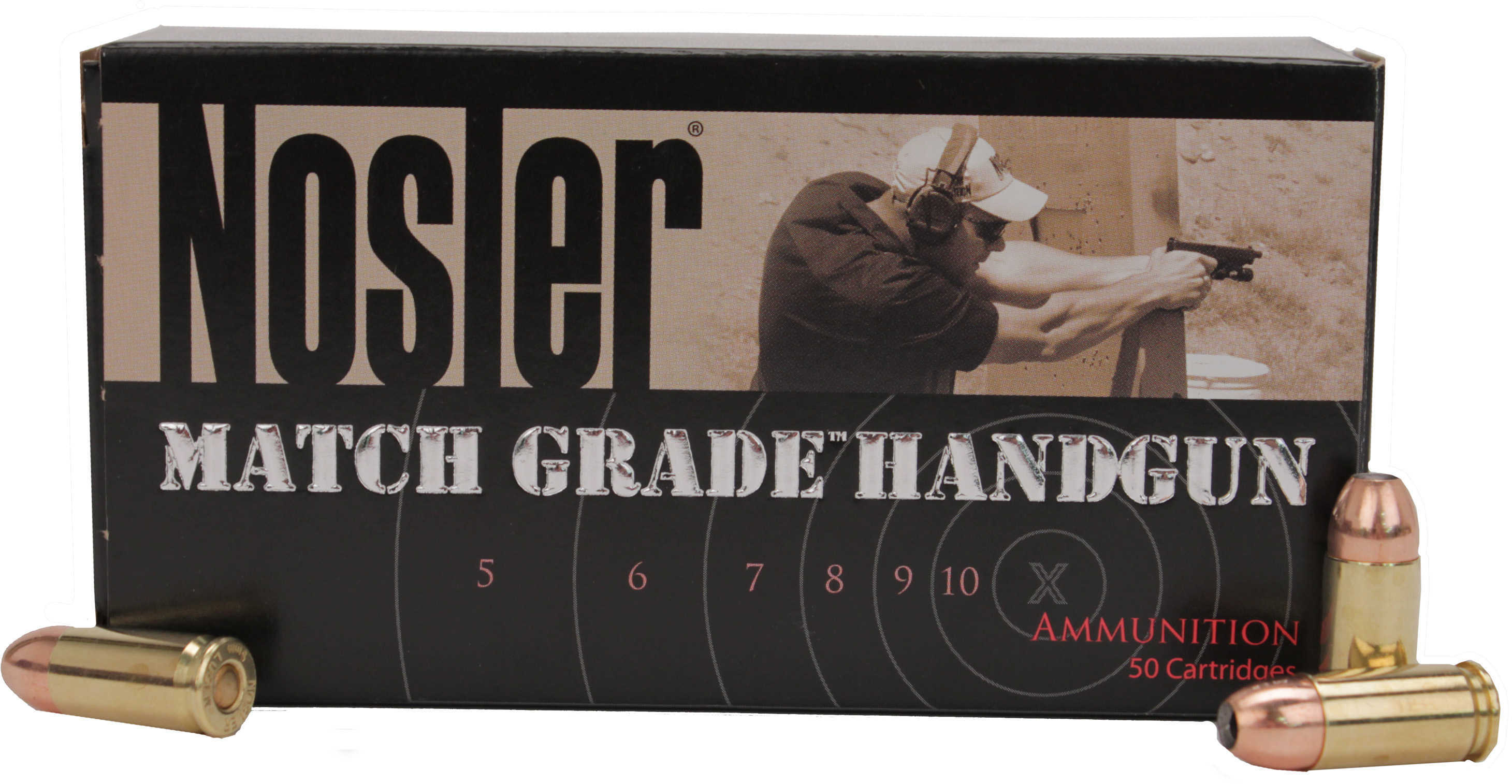 9mm Luger 50 Rounds Ammunition Nosler 124 Grain Hollow Point