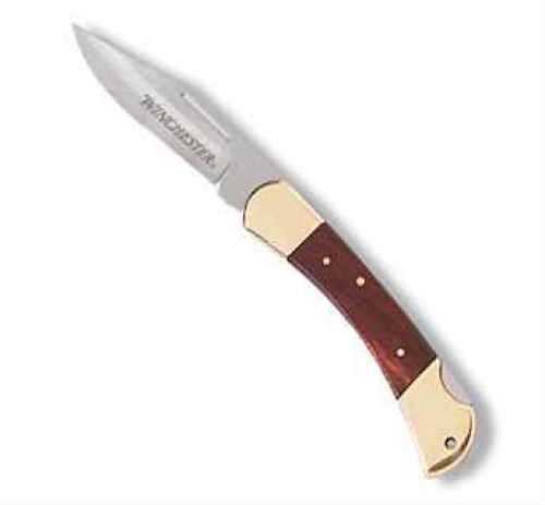 Winchester Knives Brass Folder 3.5" With Sheath 22-41322