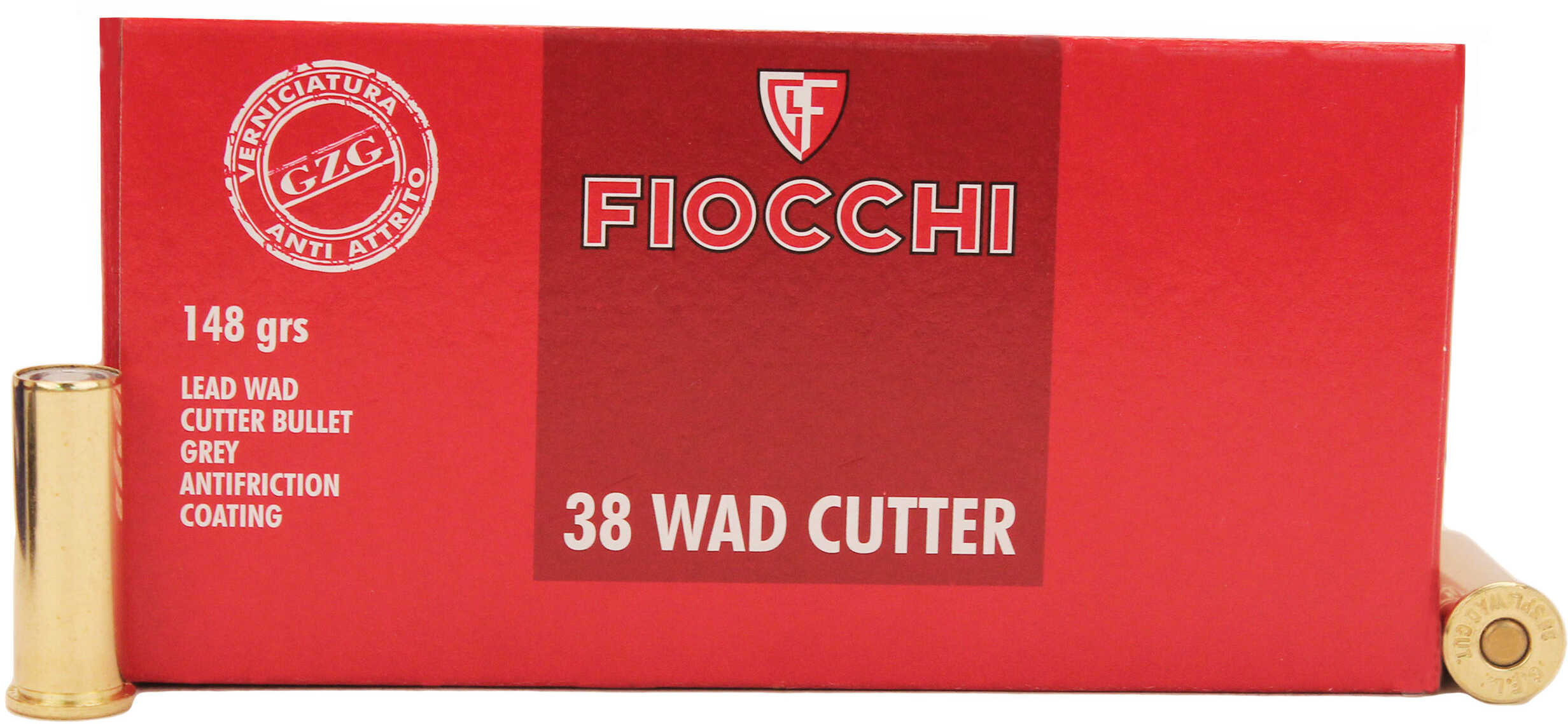 38 Special 50 Rounds Ammunition Fiocchi Ammo 148 Grain Lead