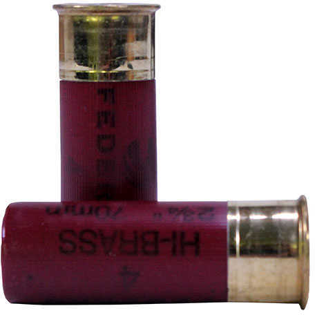 12 Gauge 25 Rounds Ammunition Federal Cartridge 2 3/4" 1 1/4 oz Lead #4