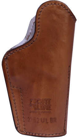 Front Line Frontline IWB Leather Holster with Teflon Lining Jericho/Baby Eagle Polymer, Brown, Right Hand Md: F