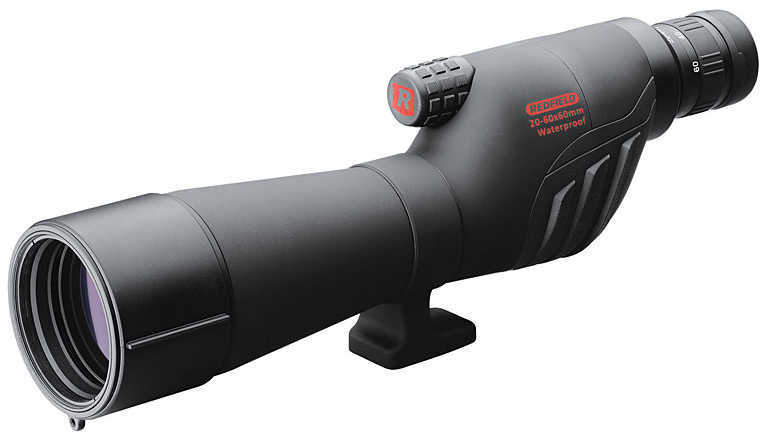 Redfield Rampage Spotting Scope 20-60X60 Straight Eye[iece Retractable Lens Shade Soft Storage Case Covers Compact
