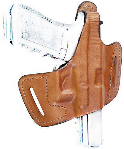 Front Line Frontline Fast Draw Belt Slide Leather Holster, CZ 75, Brown, Right Hand Md: FL90105-BR