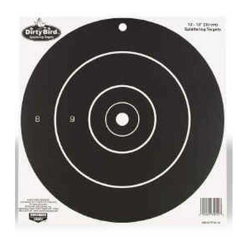 Birchwood Casey Dirty Bird Paper Targets 12", Round, (12 Pack) 35012