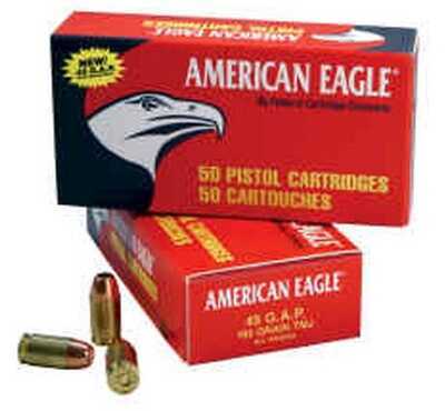 45 Glock Automatic Pistol (GAP) 50 Rounds Ammunition Federal Cartridge 185 Grain Full Metal Jacket