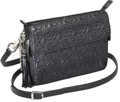 Gun Toten Mamas Lambskin Embroidered Handbag, Black Md: GTM-10/BK