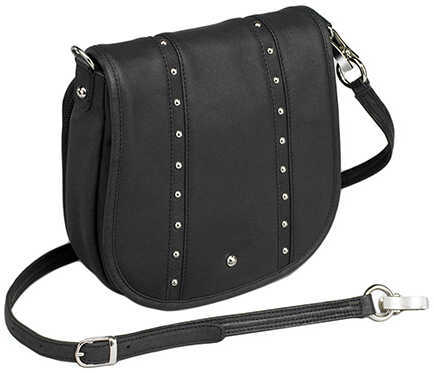 Gun Toten Mamas Simple Bling Flap Bag, Black Md: GTM-18/BK