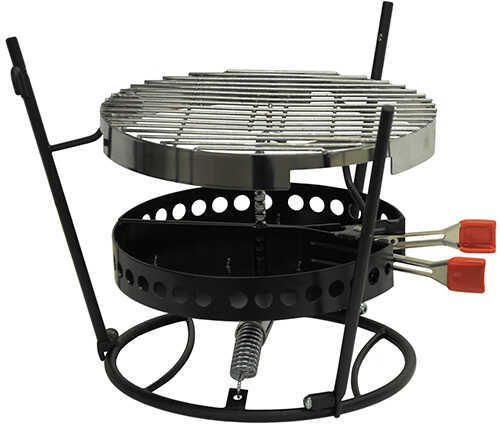 CampMaid Combo Set 3 Piece, Lid Lifter/charcoal Holder/flip Grill Md: 60007