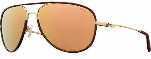 Revo Brand Group Carlisle Sunglasses Gold Frame Champagne Crystal Lens Md: 1030 04 GCH