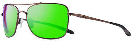 Revo Brand Group Territory Sunglasses Brown Frames Green Water Serilium Lens Md: 1034 02 GN
