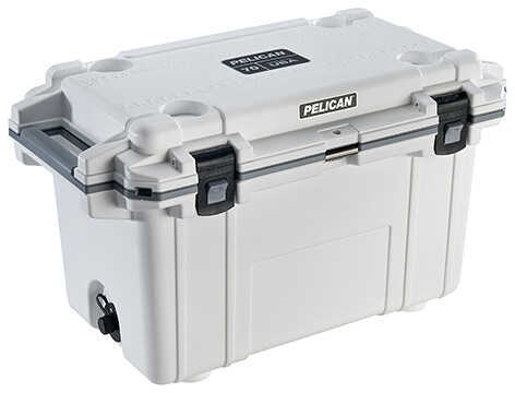 Pelican IM 70 Quart Elite Cooler White/Gray Md: 70Q-1-WHTGRY