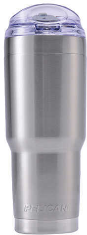 Pelican Traveler Tumbler with Slide Lid 32 oz, Silver Md: TRAV-SD32-SLV