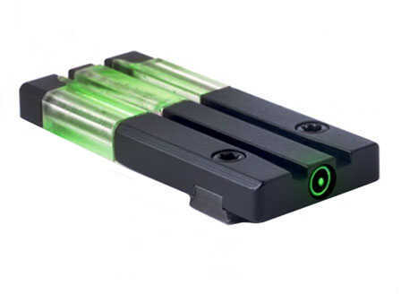 Meprolight FT Bullseye Fiber Optic and Tritium Micro Pistol Sight Fits Glock 17/19/22/23 Green ML63101