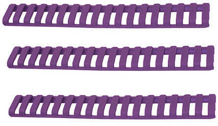 Ergo 18 Slot Ladder Low Pro Rail Covers, 3-Pack Purple Md: 4373-3PK-PUR