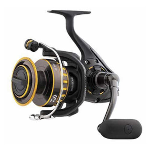 Daiwa BG Saltwater Spinning Reel 2500, 5.6:1 Gear Ratio, 6+1 Bearings, 33.20" Retrieve Rate, 13.20 lb Max