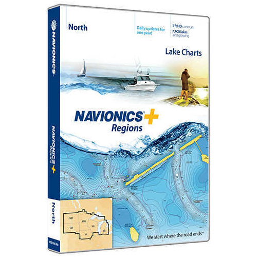 Navionics Plus Chart Plotter North Md: MSD/NAV+NO