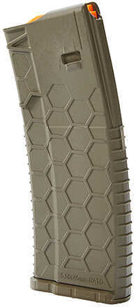 HEXMAG Magazine Series 2 223 Rem 5.56 NATO 10 Rounds 30 Body OD Green Fits AR Rifles HX1030-AR15S2-ODG