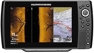 Humminbird HELIX 10 CHIRP GPS SI G2N, 10,1", Bluetooth/Ethernet Networking, Black Md: 410120-1