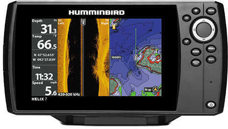 Humminbird Helix 7 Chirp GPS SI G2N, 7", Black Md: 410340-1