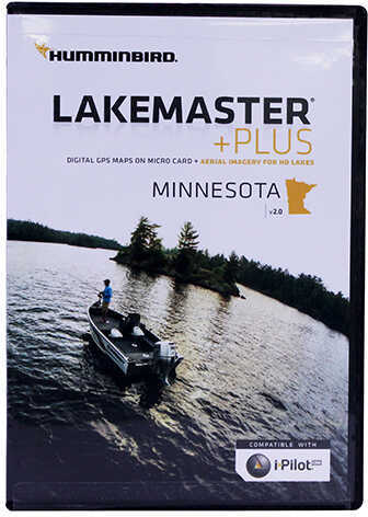 Humminbird Minnesota Plus Version 2.0 Map Card w/SD adapter, Waterproof Carrying Case Md: 600021-6