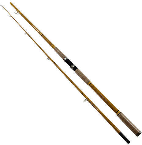 Eagle Claw Fishing Tackle Crafted Glass Spinning Rod 11 Length 2 Piece  14-40 lb Line Rate 1.5-5 oz Lure - 11178523