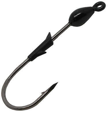 Eagle Claw Fishing Tackle TroKar SwimBait Head Size 1/16 oz Black Chrome Hook Md: TKSB116B-4/0