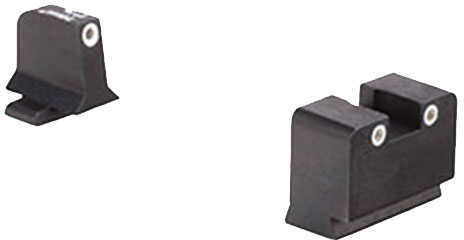 Night Sight Set White Front & Rear Sauer 9mm/357Sig