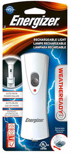 Energizer Weatheready Rechargeable LED Light White 8 Lumens Output NiMH and G