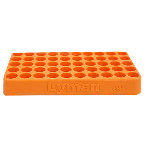 Lyman Custom Fit Loading Block .565 Hole Diameter Orange Md: 7728094