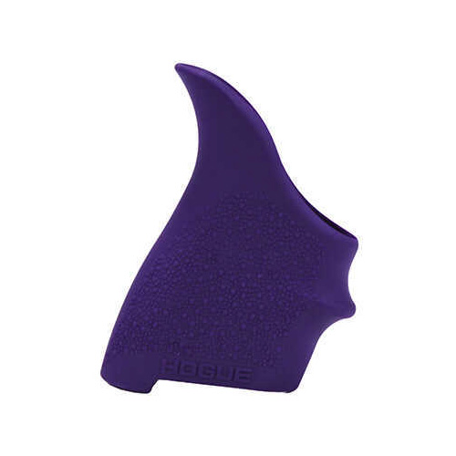 Hogue Grips HandAll Beavertail Fits S&W M&P Shield/Ruger LC9 Rubber Finger Grooves Purple 18406
