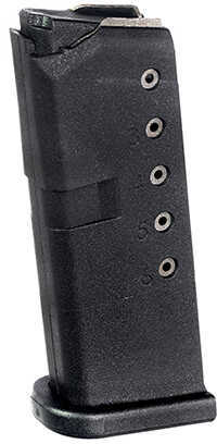 for Glock 42 Magazine .380 ACP 6 Rounds Black Polyme-img-0