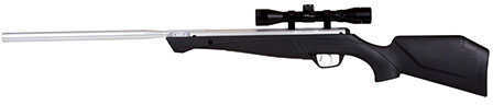 Crosman Silver Fox Air Rifle, 177 Caliber Pellet Synthetic Stock with 4x 32mm Scope Md: CSLV17SX