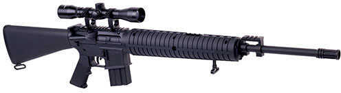 Crosman DPMS Classic A4 Air Rifle, 177 Caliber Synthetic Stock with 4x32mm Scope Md: DCNP7SX