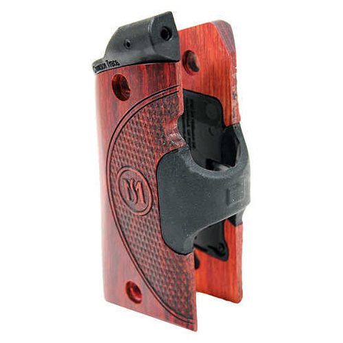 Crimson Trace Corporation Master Series LaserGrip 1911 Government/Commander Natural Rosewood Micro-Compact Diode Fits Am