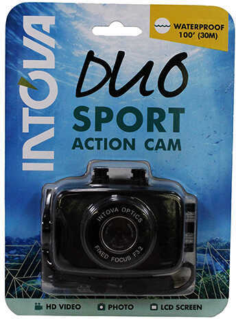 Intova Duo Action Camera Black Md: I-DUO-BLACK