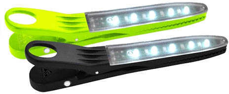Seattle Sports Fire Clip LED Light, Green/White. 2 Pack Md: 066899
