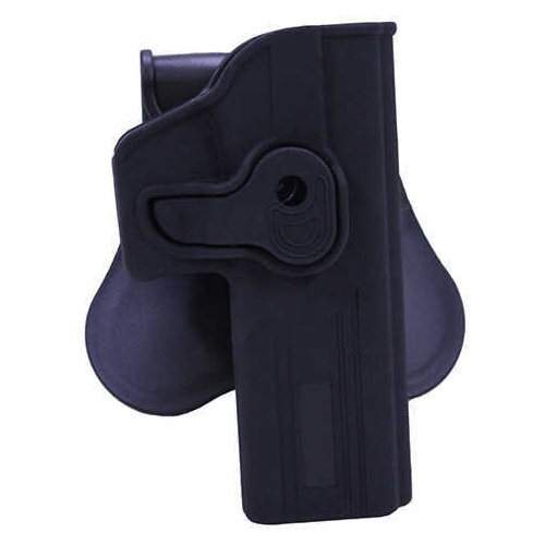 Bulldog Cases Rapid Release Polymer Holster Fits Glock 17/22 Gen 1-4 Right Hand Black RR-G17