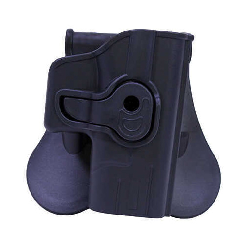 Bulldog Cases Rr Holster Paddle Poly for Glock 43 Gen 1/2/3/4 Black RH