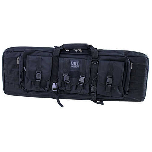 Bulldog Cases 37" Double Tactical Cs Large Access Pockets Black