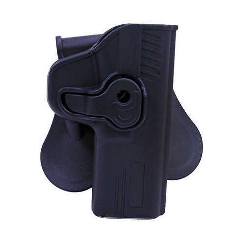 Bulldog Cases Rapid Release Polymer Holster Fits Smith & Wesson M&P Right Hand Black RR-SWMP