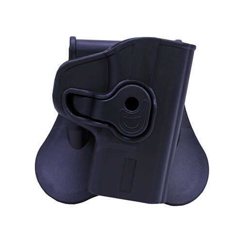 Bulldog Cases Rapid Release Polymer Holster Smith & Wesson M&P Shield, Black, Right Hand Md: RR-SWMPS