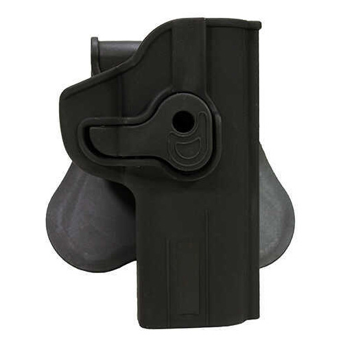 Bulldog Cases Rapid Release Polymer Holster Ruger SR9, Black, Right Hand Md: RR-SR9