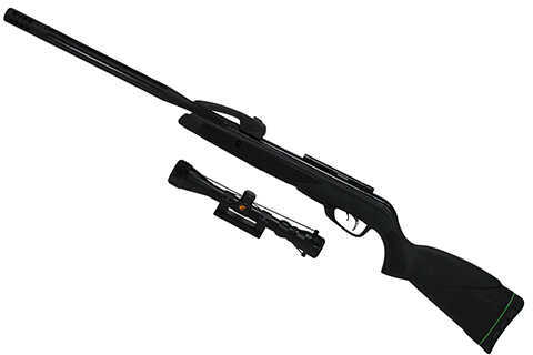 Click to see larger image. Gamo Swarm Maxxim Air Rifle .22 Pellet Black Finish Synthetic Stock Whisper Noise Dampening Technology 3-9X40 Sco