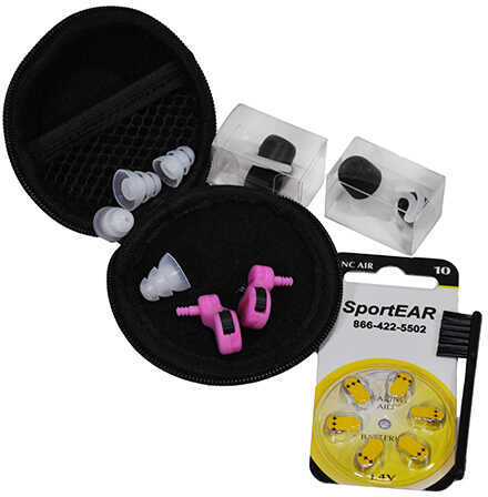 SportEar Ghost Stryke II Hearing Protection, Pink Md: GSII-Pink
