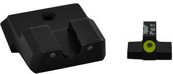 Trijicon HD XR Night Sight Set Yellow Front Outline, for <span style="font-weight:bolder; ">Smith</span> & Wesson Pistols Md: SA637-C-600850