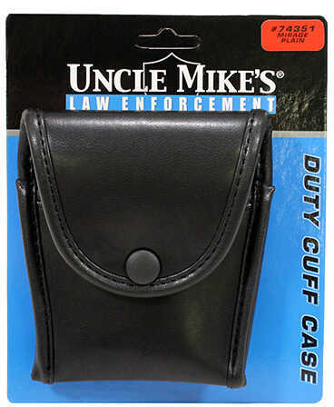 Uncle Mikes Mirage Compact Cuff Case with Flap Plain Black Md: 74351